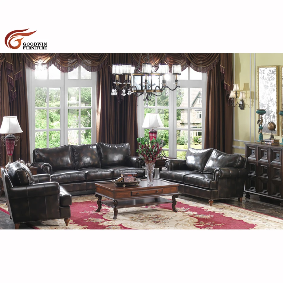 Деревянный современный секционный диван из кожи роскошный китайская настоящая фабрика