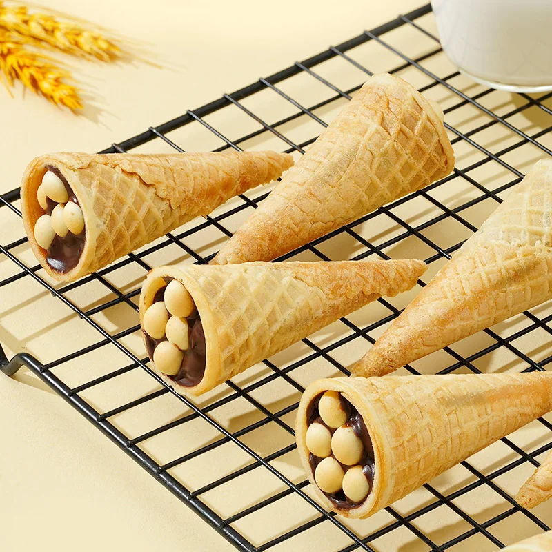 Mangehuafu Biscuits Food Biscuit Christmas Cookie Chocolate Chip Best Selling Exotic Snacks Supplier Wafer Cone