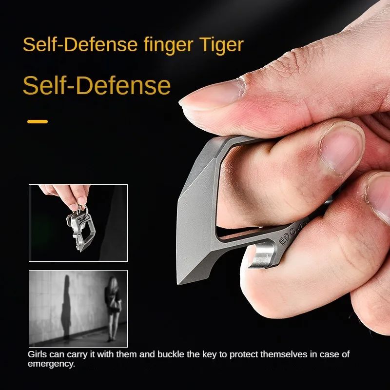 amazon hot sales edc titanium pry bar titanium alloy Trendy play Key fitting pry bar mini Bottle opener PioneerEDC