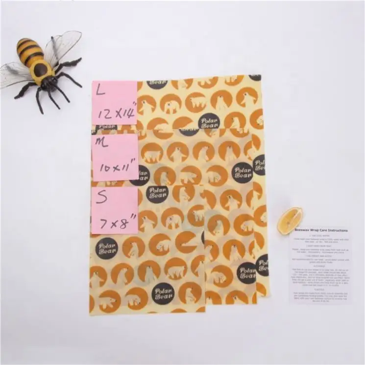 Hot Selling New Arrival Waterproof Beeswax Food Wrap Kitchen Supplies