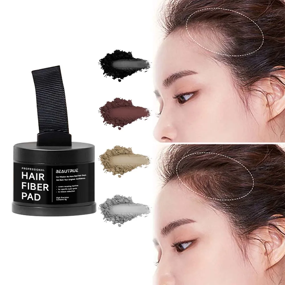 Source Factory Wholesale Custom Hairline Loss Concealer Powder Instantly Hair Color Shadow Cover Gray Hair Root Shadow Powder