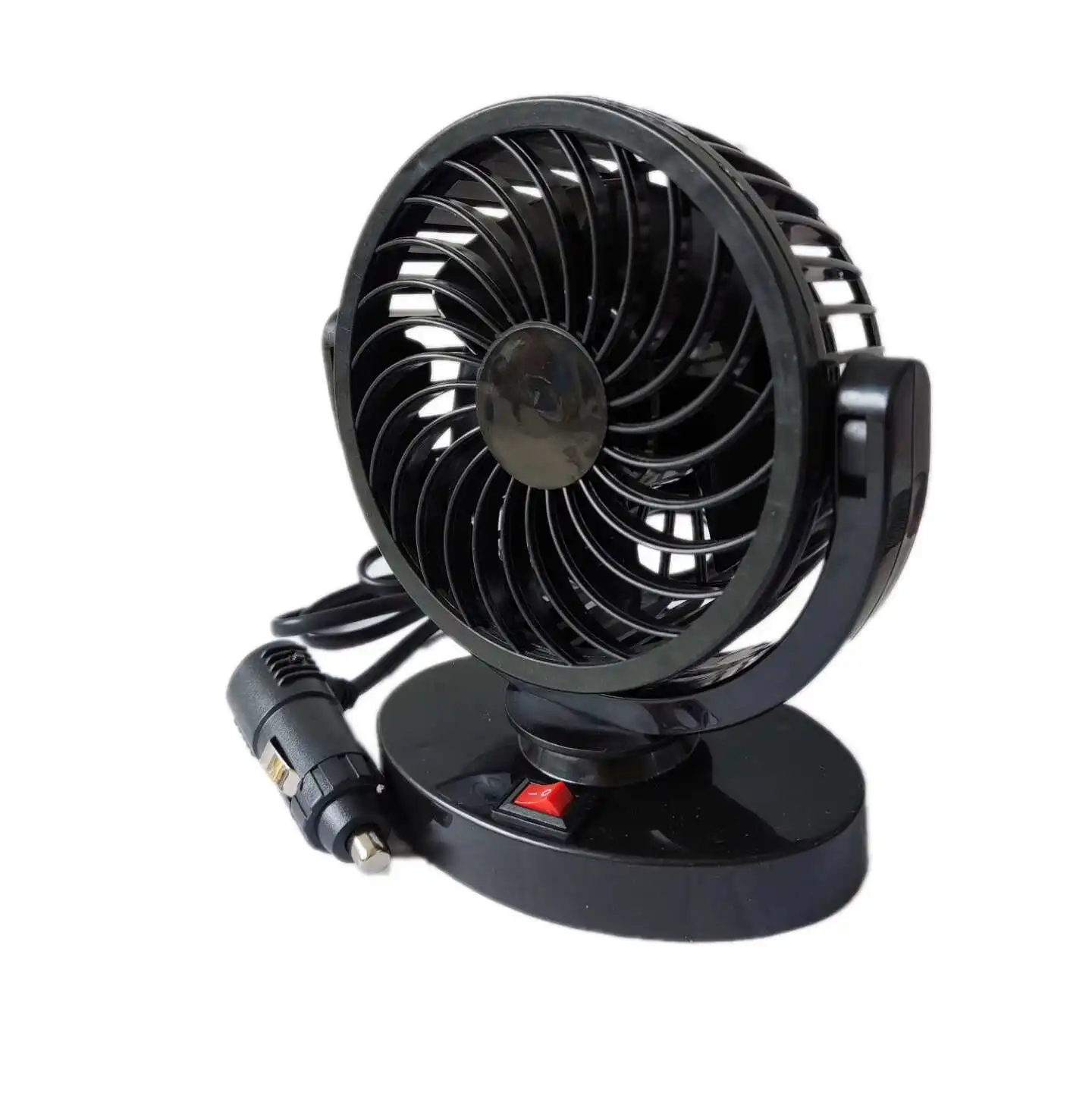 Universal electric 5vUSB12v/24v cigarette lighter fan car single head cooling fan