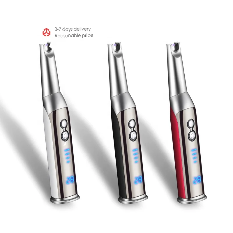 Wholesale high quality exquisite long handle lighter cigarette electric lighter usb lighters