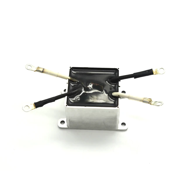 Custom High Quality Litz Wire Frequency Transformer Aluminum Housing 7000W 500V factory