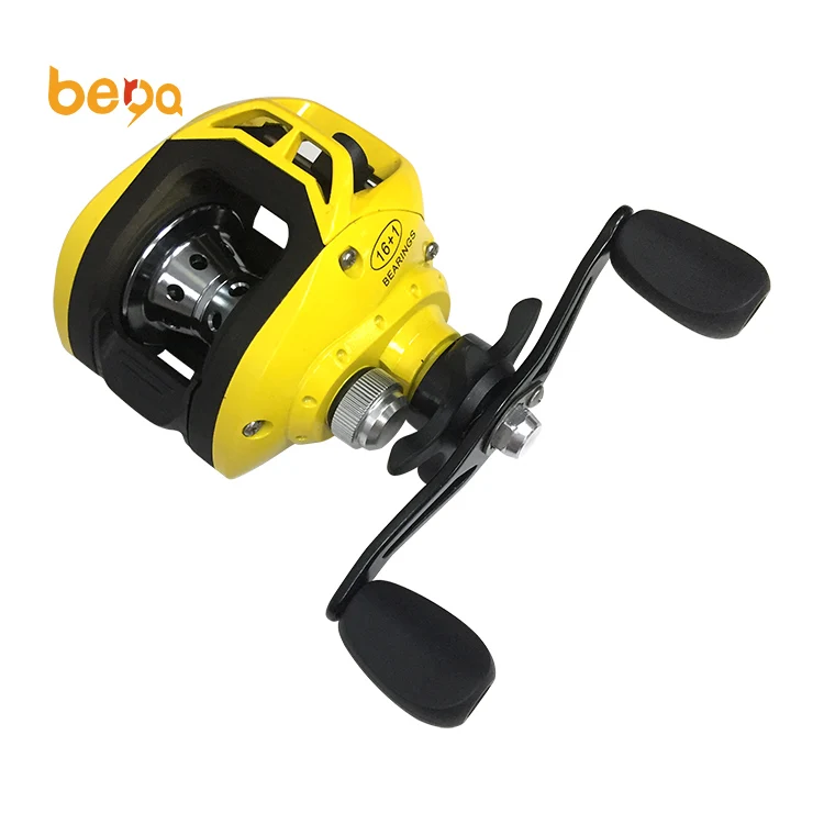 Cheap Price Yellow/Blue/Green Color 16+1BB Reel Fishing Baitcasting Left-Right Hand Red Color 6.3:1 Fishing Reel Baitcasting