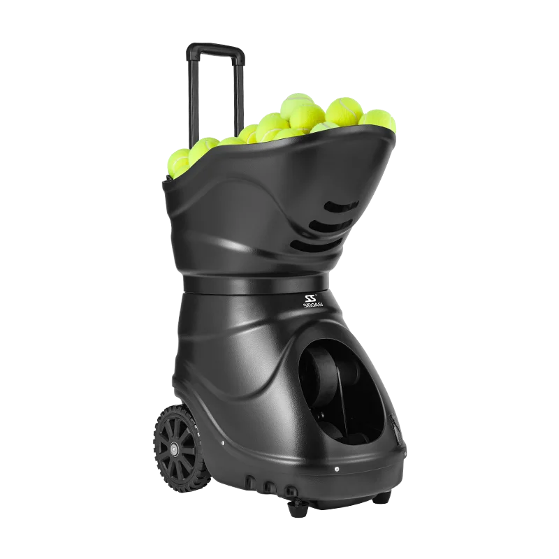Custom factory direct sell siboasi tennis  machine portable tennis shooting machine player training tennis ball machine