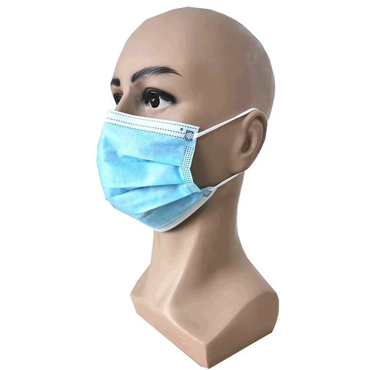 Hospital Antibacterial White And Blue Packaging Can Be Customized For Medical Masks