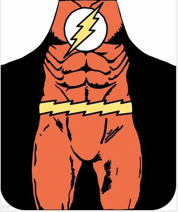 Antifouling kitchen cooking aprons creative fashion kitchen cooking lovely cute Superman cartoon apron work linen funny apron