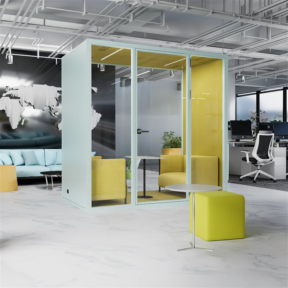 Wholesale Cheap Price High-Quality Soundproofing Features Ergonomic Desk Office Booth For Private Working Environments