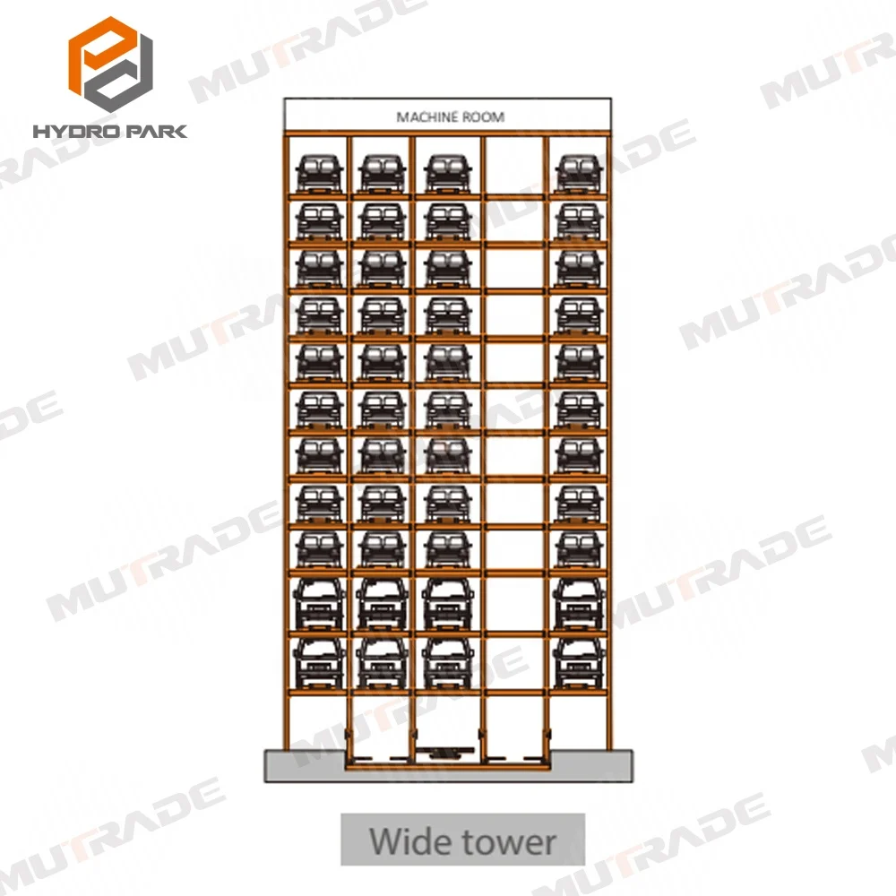 Robotic Parking Building Fully Automated tower Parking System