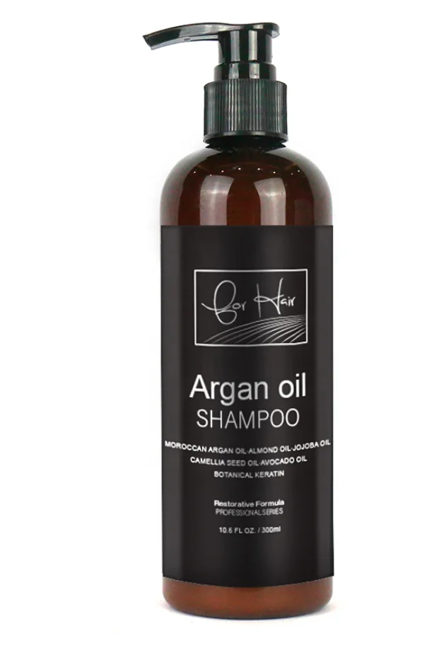 
Private label organic Argan oil Shampoo for hair Smoothing And Moisturizing 