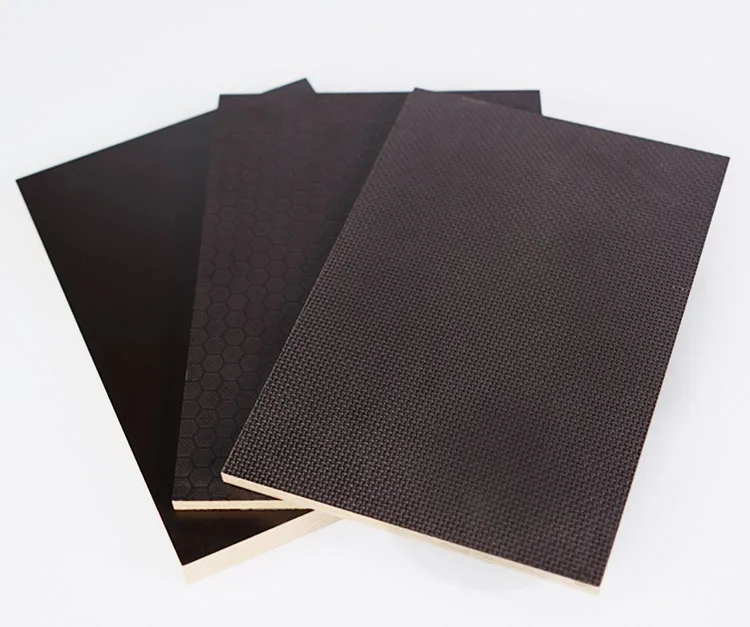 High Quality Custom Anti-Slip Film Faced Plywoods Brown Birch Pattern Plywood For Scaffolding Industries