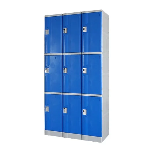 finger print lock fingerprint singledoor abs plastic coin return rental supermarket rfid hotel 2 tier digital locker roo 4 door