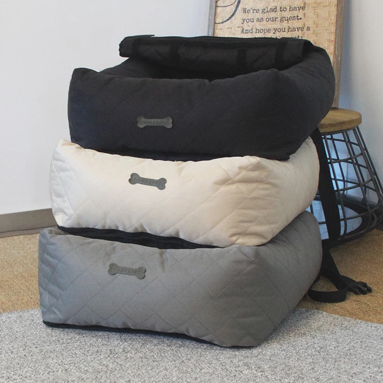 AMZ  Hot Sale Portable Durable Oxford Fabric Go Out dog car seat cover bed for dogs travel dog car seat