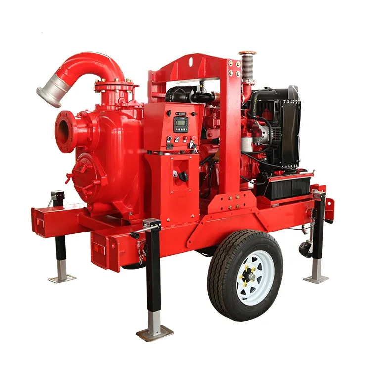 Китайский производитель мобильный дизельный водяной насос с поддержкой прицепа по индивидуальному
