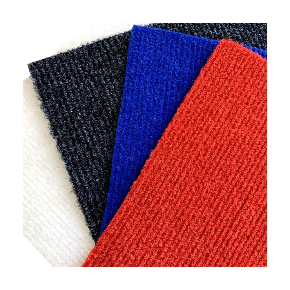 Nonwoven needle punched stripe rib  event tent wedding stage runner outdoor indoor carpet