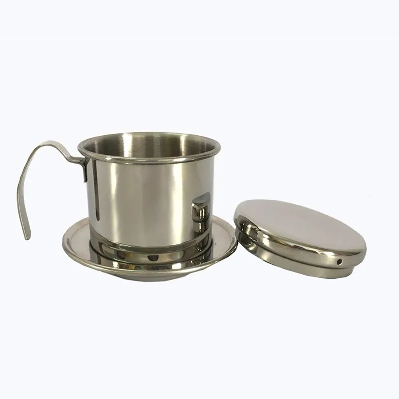 Household Coffee Pot 304 Stainless Steel Vietnamese Coffee Filter Cup Drip Vietnam Drip Coffee Pot