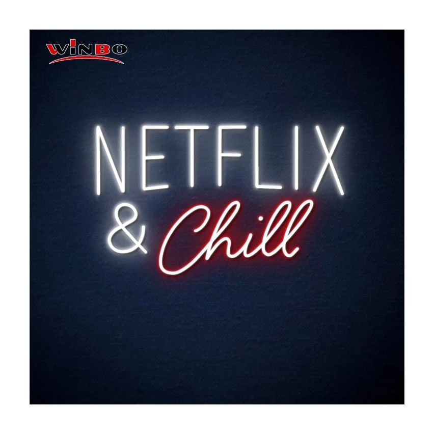 Winbo Wholesale diy neon light sign neon sign light wedding Wedding Decoration netflix and chill neon sign