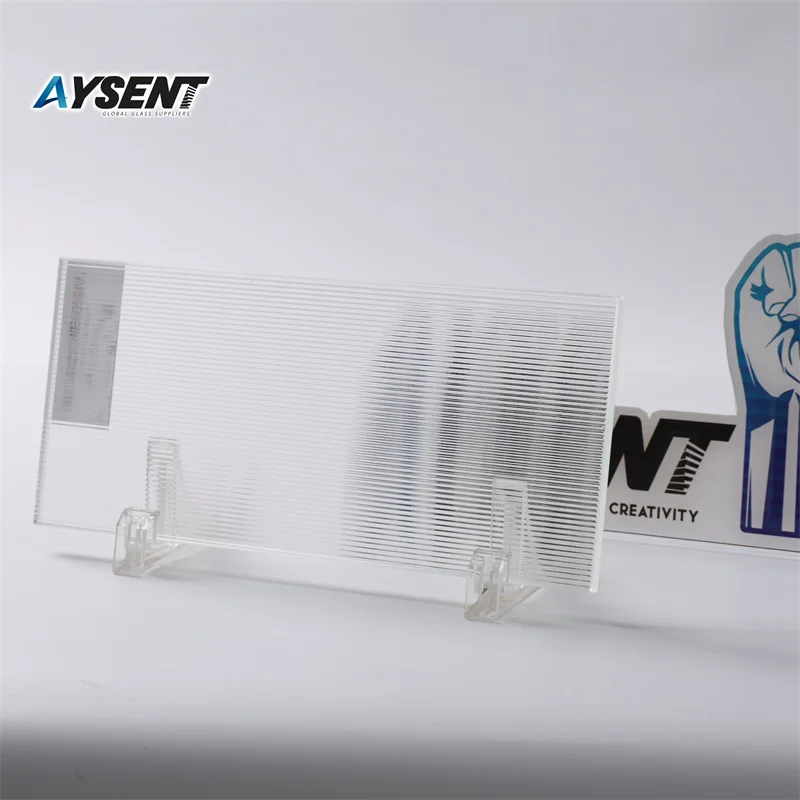 Stanley Type Kiln Decorative Cathedral Window Glass Steel Solid Acid Etched Satin Structure 4mm White Kitchen Wall Tiles Flat