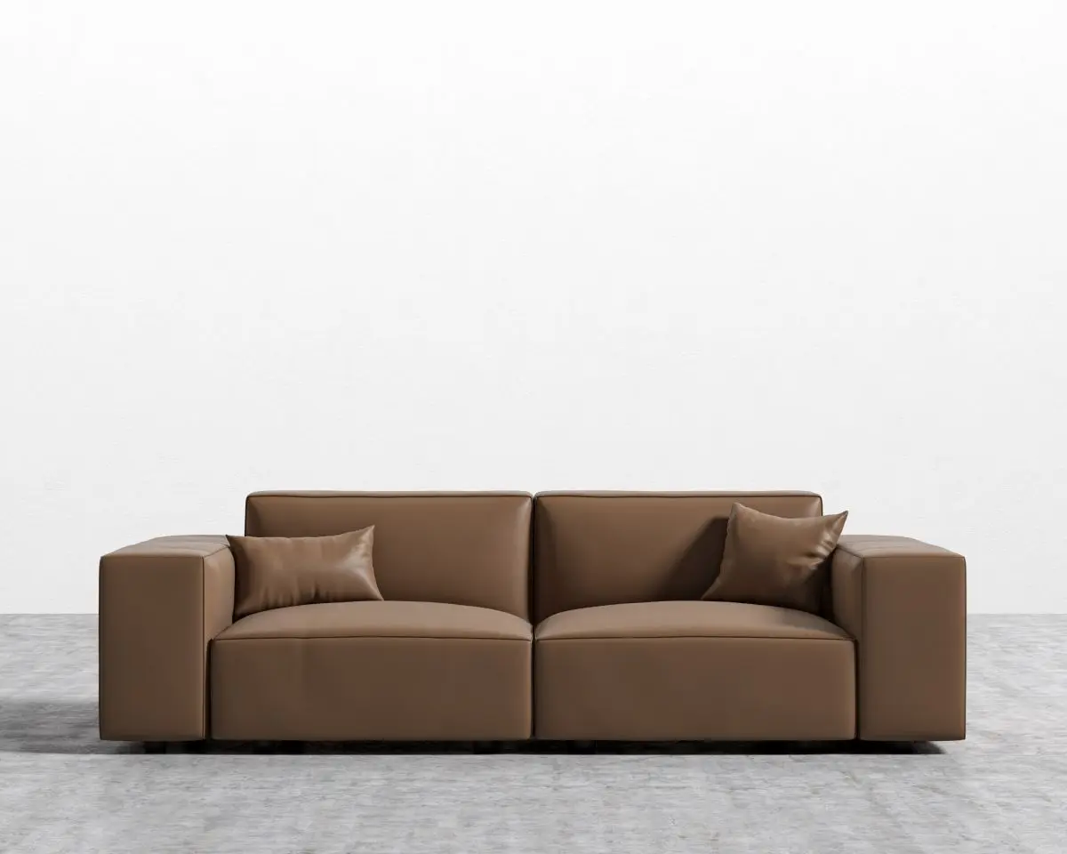 Manufacturer Wholesale European Style Living Room Furniture Modern Leather I Shaped Corner Sofa Set