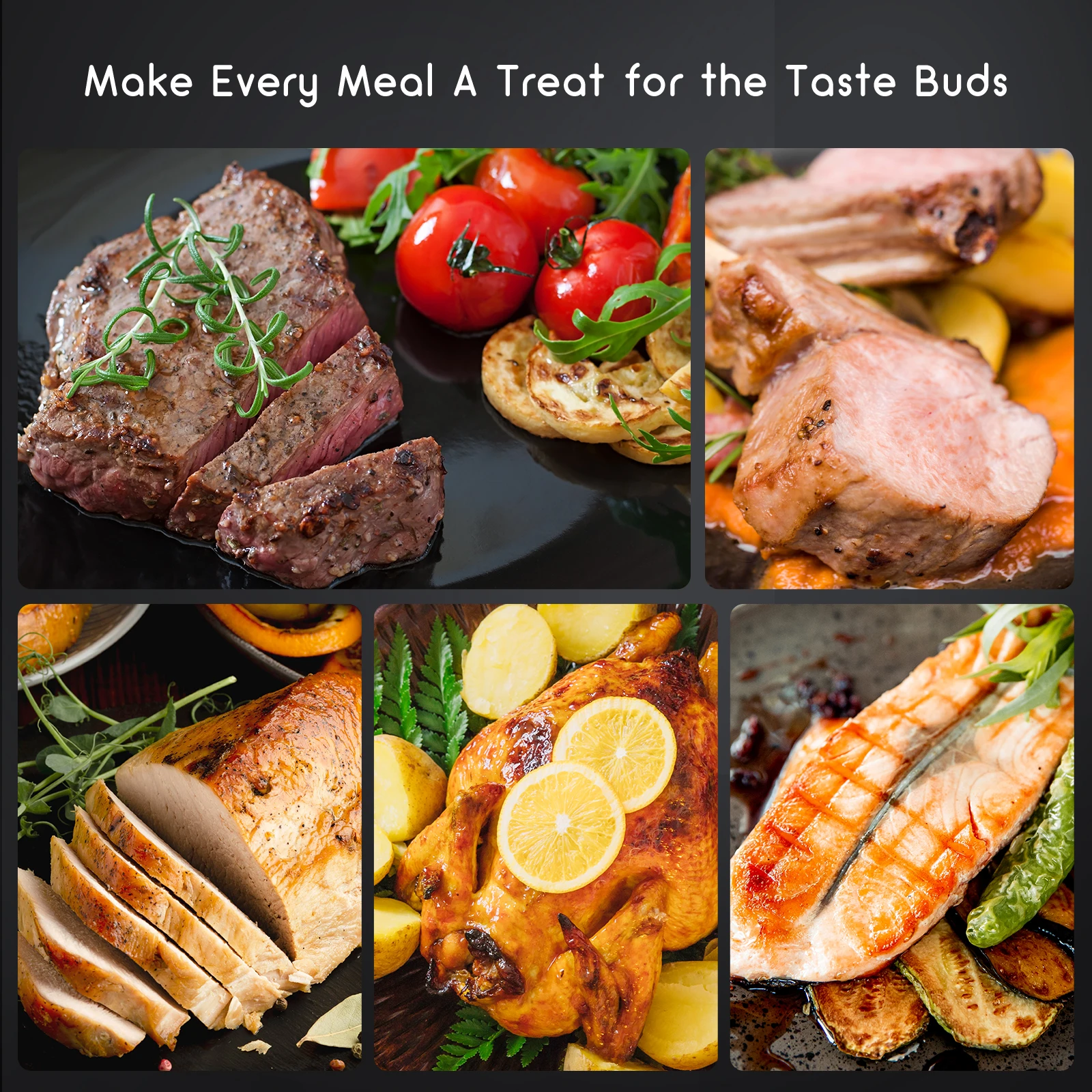 INKBIRD IDT-34E-BW Digital WiFi Bluetooth Grill Thermometer Smart BBQ Thermometer Dual-mode Thermometer