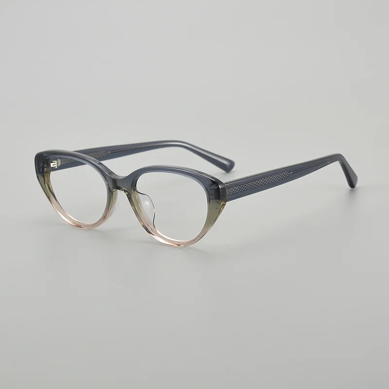 10518 oval High Quality Hot Selling Fashion Retro Round Lens Frame Oval Eye Frame Light Optical Spectacle Frame Products