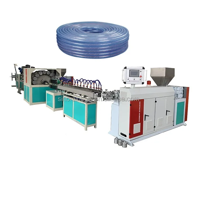3 Layer PVC Garden Soft Pipe Making Machine PVC Water Garden Reinforced Hose Machine Production Line