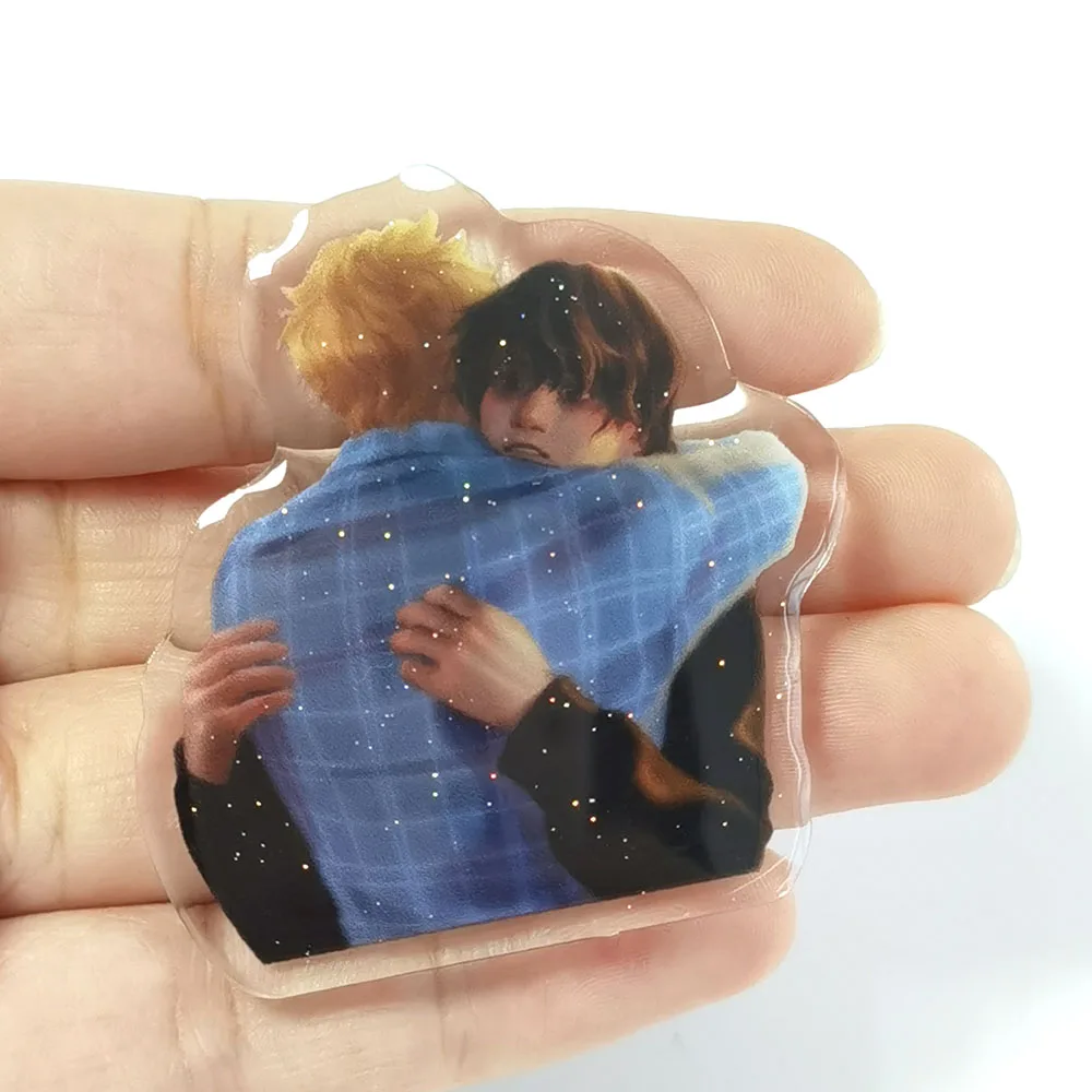 Factory Custom Epoxy Glitter Resin Acrylic Pin