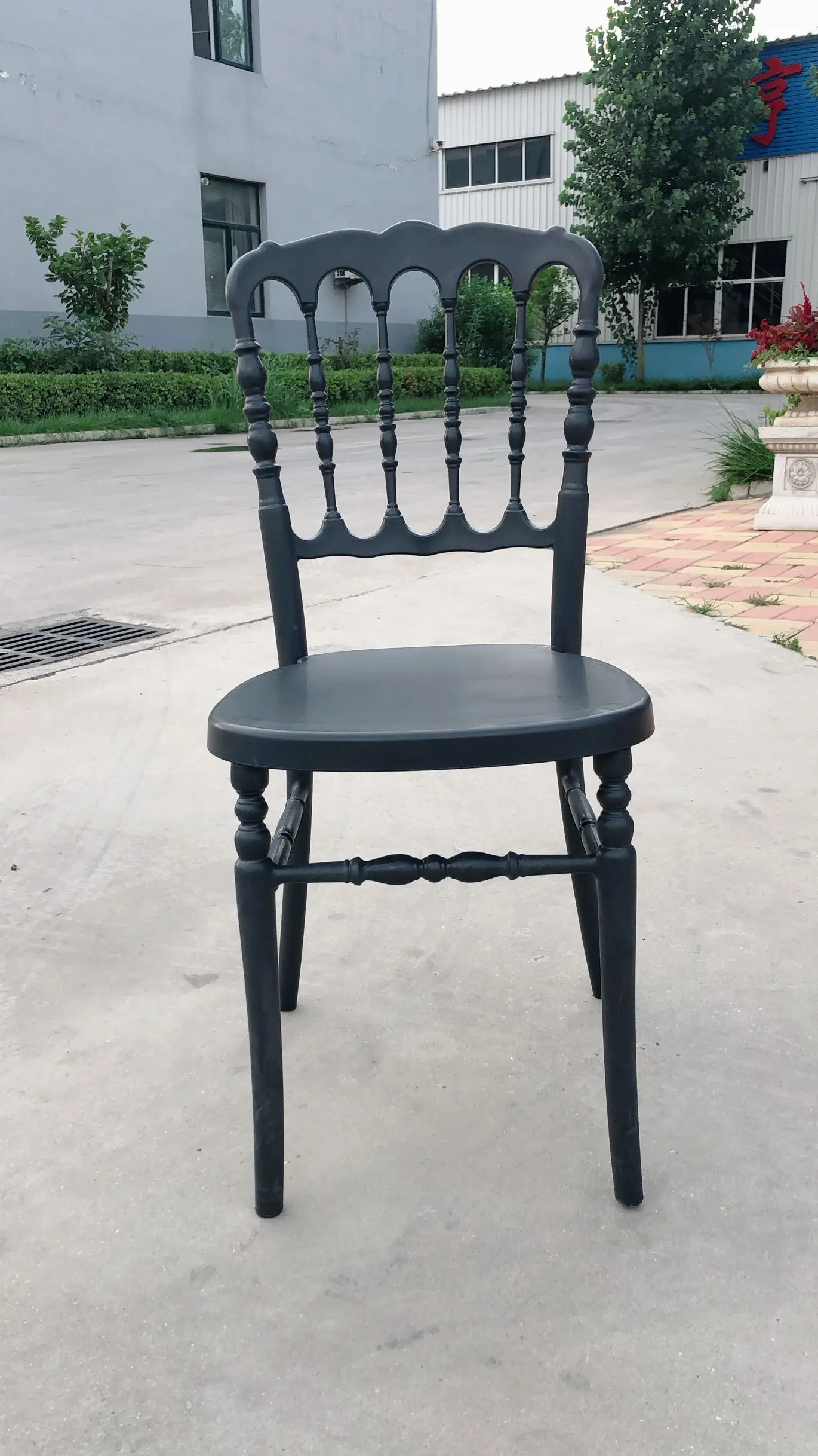 Plastic Rental Company Gold and Clear Napoleon Wedding Banquet Chairs