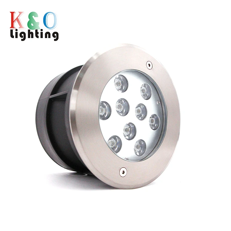 IP68 3W 6W 9W RGB RGBW Spotlight Led Inground Light 24V Outdoor In-water Light for Yard Garden