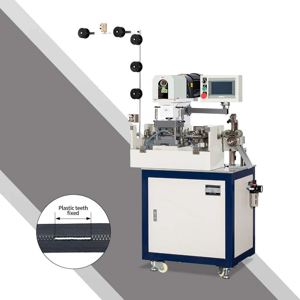 Fully Automatic Remove Tooth Setting Machine Touch Screen CNC Gapping Zipper Machine Suitable For Nylon Plastic Metal Zipper