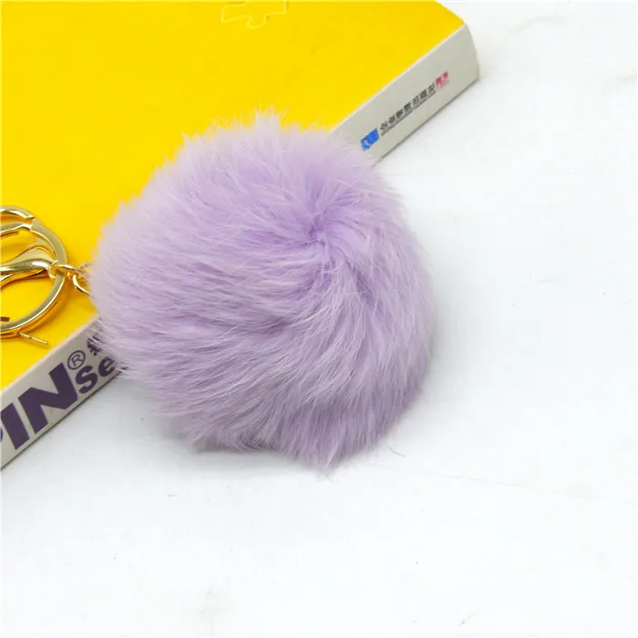 Wholesale fashionable handbag accessories Factory wholesale Fluffy Pompom fur Ball