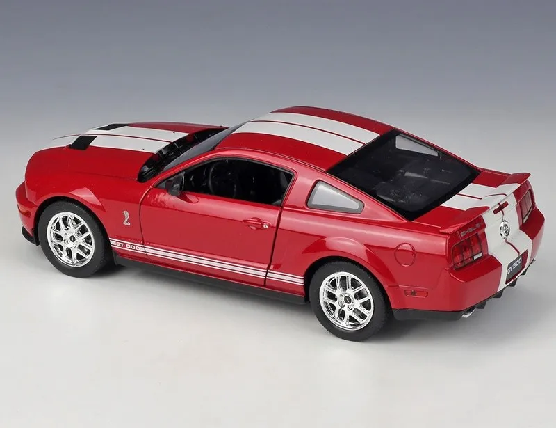 Лидер продаж 1:24 весы 2007 Shelby Cobra GT500 игрушечные игрушки из сплава модель автомобиля имитация металлический автомобиль литой для детей и взрослых