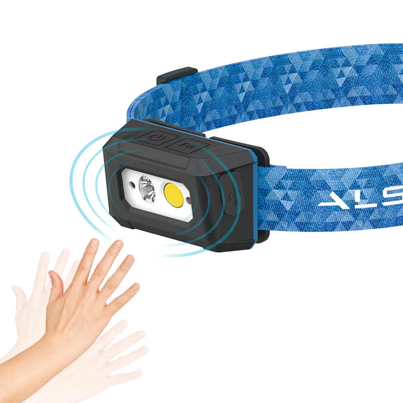 ALS M-Lite 200lm Rechargeable Headlight Motion Sensor Light Portable Emergency Headlamp