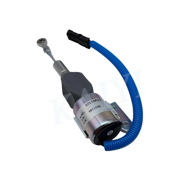 Excavator Parts Fuel Shutoff Solenoid 24V Stop Solenoid 3932530 SA-4891-24 for 4BT 6BT5.9