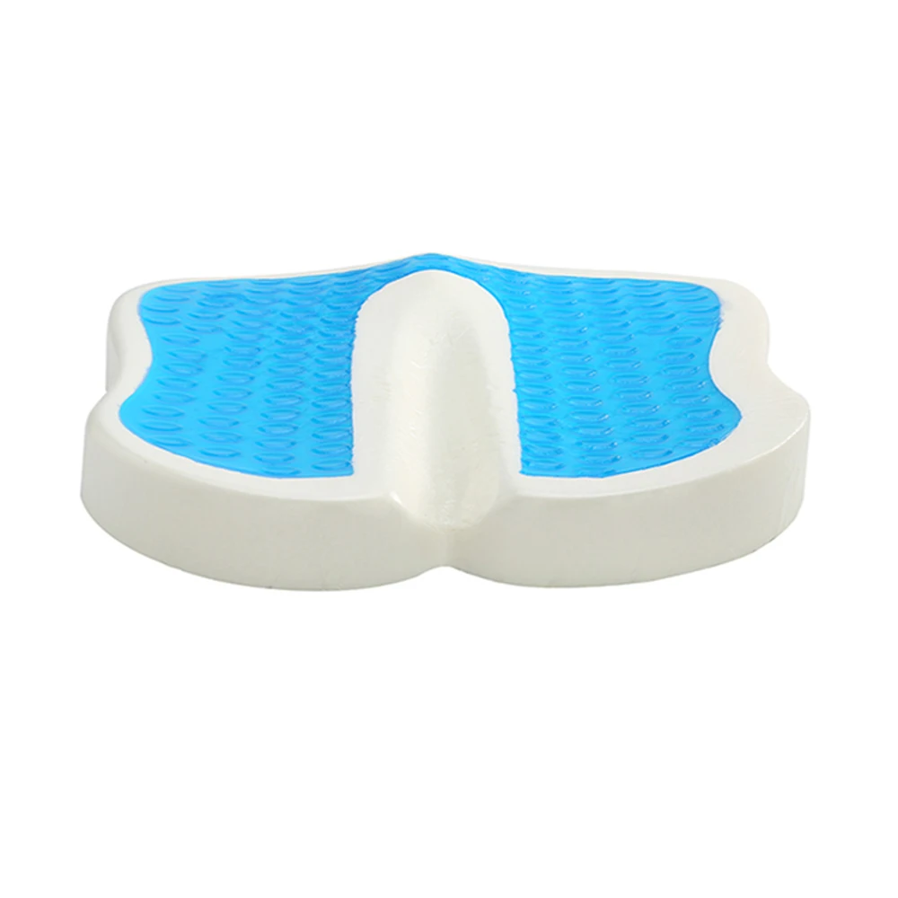 Orthopedic Comfort Office Chair Portable Comfy Car Driver Coccyx Cooling Memory Foam Cooling Gel Seat Cushion