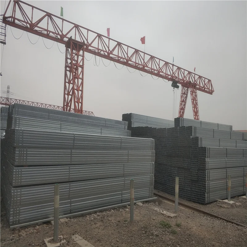 Galvanized Tubular Steel Gi Steel Square Pipe Hot Dip Galvanized Square Pipe