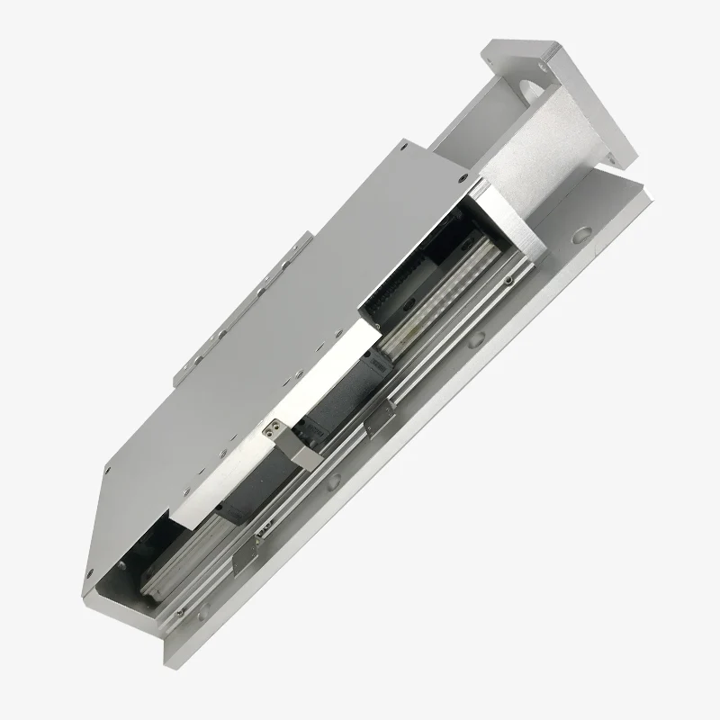 High precision heavy duty linear slide 25mm ball screw Linear guide rail electric high load CNC module lift LYKR250A 400mm