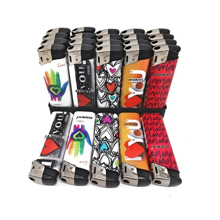 Многоразовые зажигалки для сигарет с камином