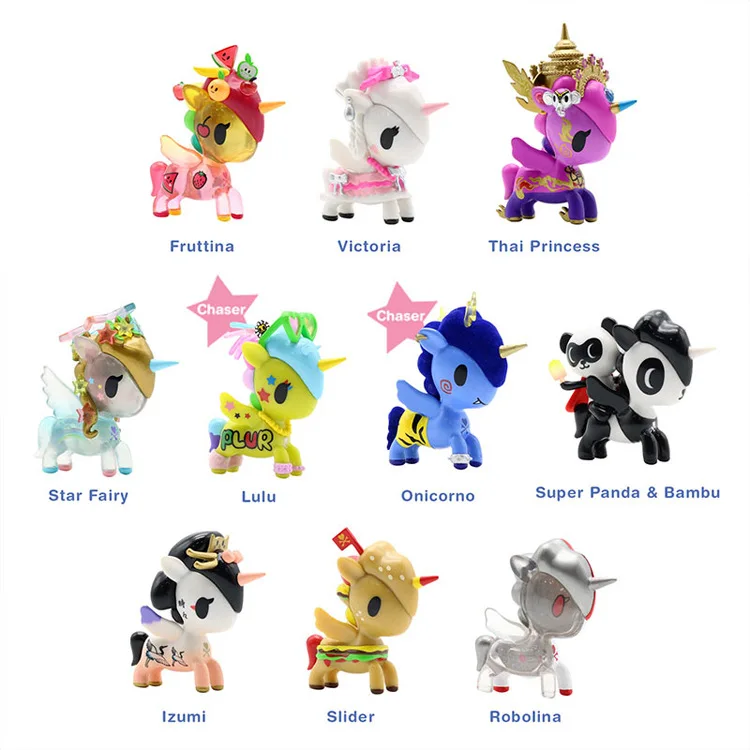 Blind Boxes Action Anime Figure Creative Lovely Kids Mystery Blind Box Plastic Toy