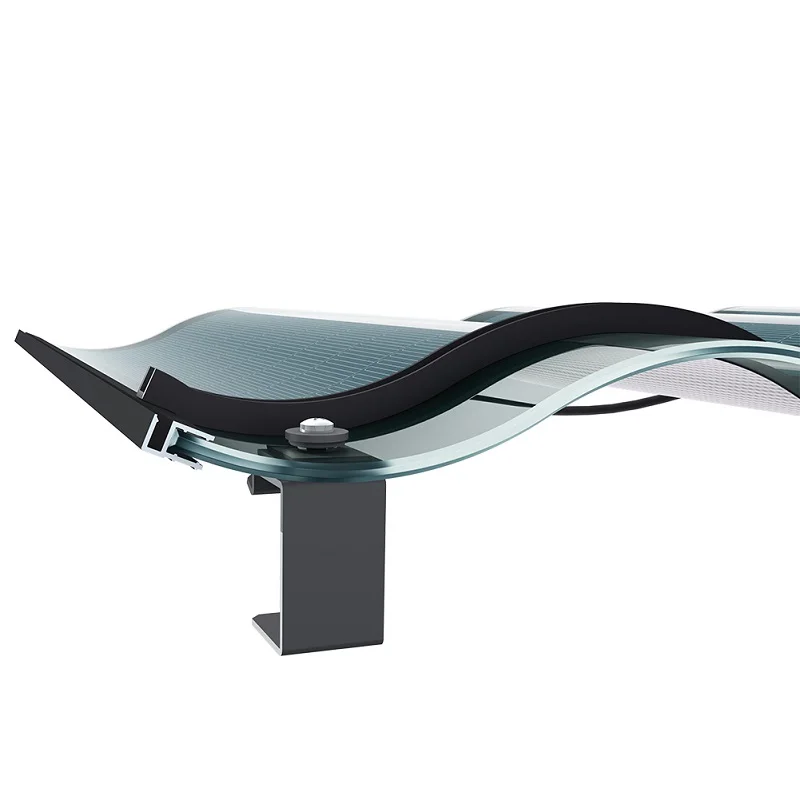 Good price Hanergy solar roof tiles 10w 20w 30W hantile CIGS thin film hantile glass to glass durable solar roof tile