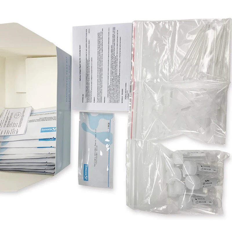 Saliva test (ICOVS-702G-2) Disposable rapid diagnosis medical antigen saliva for 10 persons