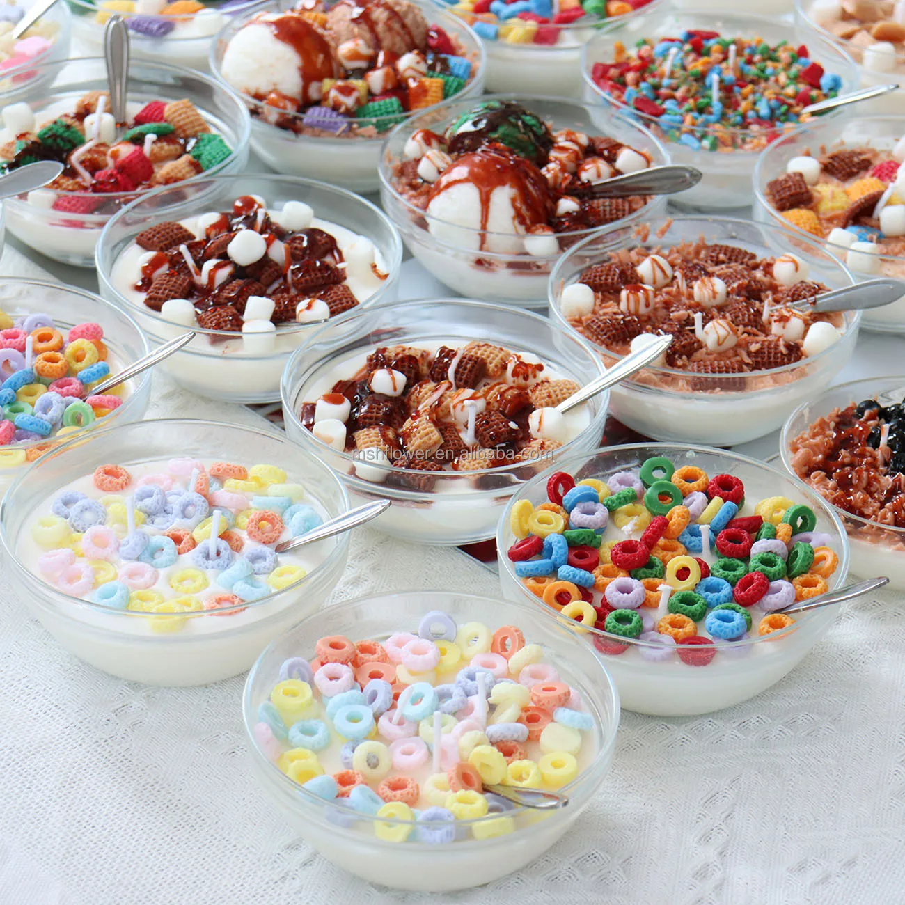 Ice Cream Dessert Candle Food Candle Customized Logo Scented Candles