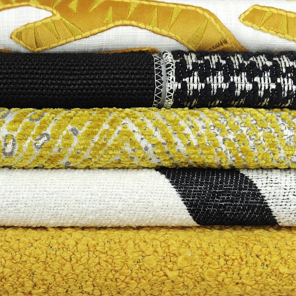 Жаккардовый тканый диван из полиэстера и хлопка тканевый рулон для мебели дома вьетнамский гибкий садовый шланг