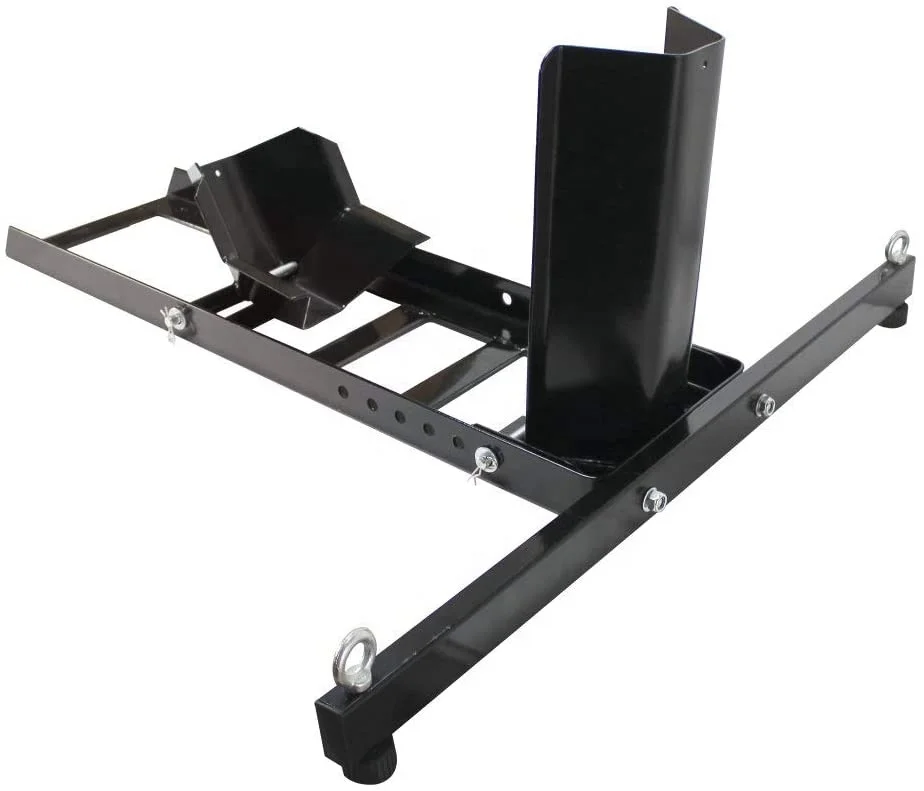 Heavy Duty 1800lb Capacity Adjustable Motorcycle Wheel Chock Stand Wheel Tire Chock