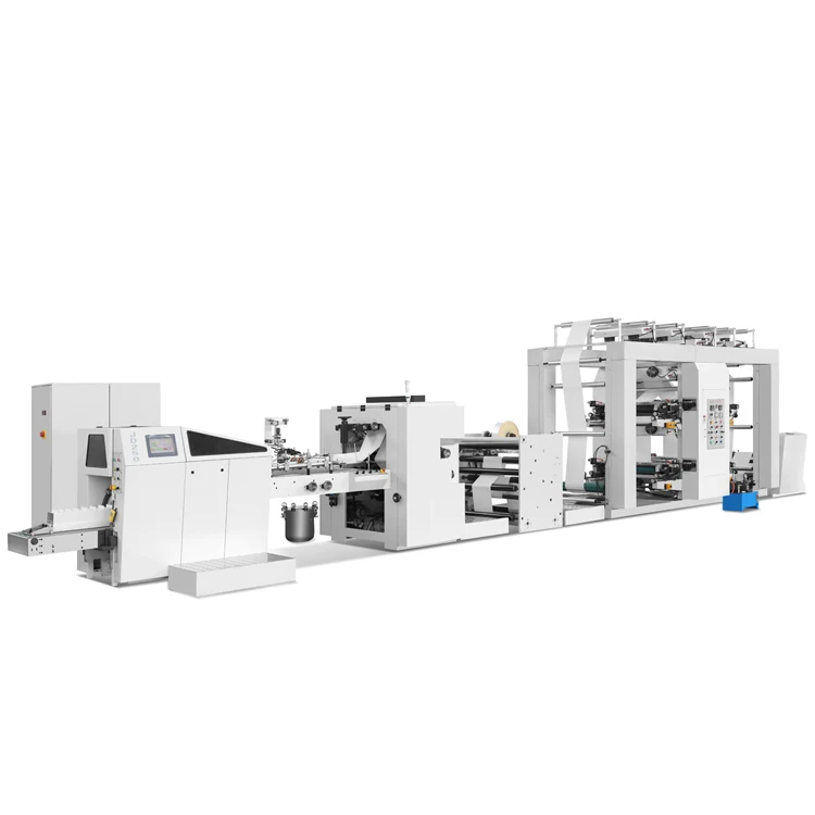 
Automatic high speed food paper grocery bag making machine 