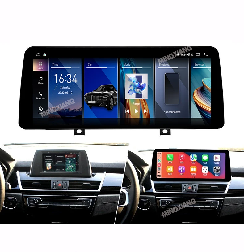 12.3 Inch Android Car Stereo Wireless Carplay Adapter Touch Screen for BMW 2 Series 2018 Android Car Stereo Touch Screen