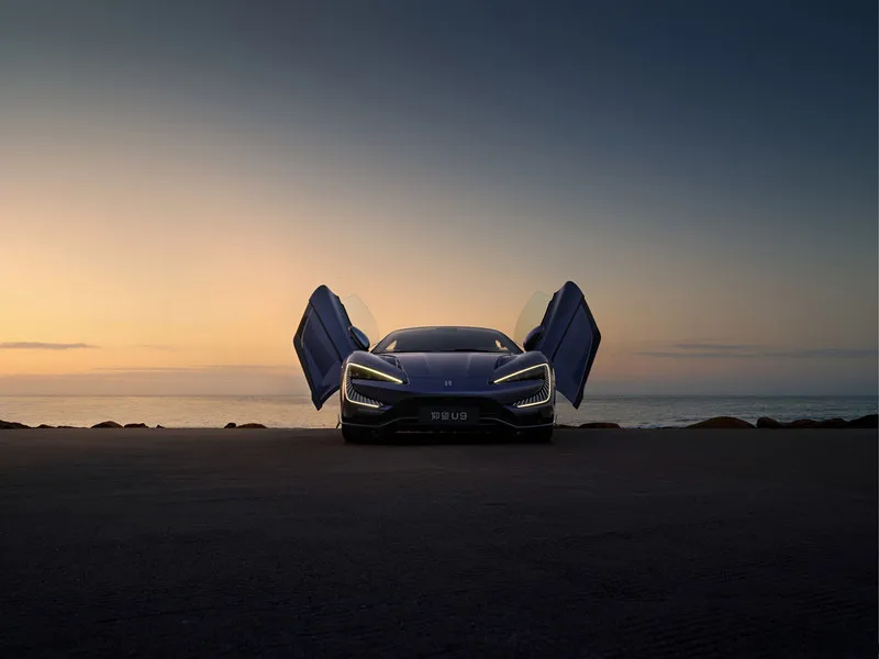 BYD U9 китайский роскошный автомобиль ev byd чистый Электрический суперкар yangwang горячая модель смотрящий вверх u9 супер-автомобиль
