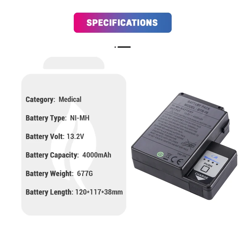 13.2V 4000mAh NI-MH 11HR-4/3FAUP BTR-08 ni-mh Battery for FSM-60S FSM-60R FSM-18S FSM-18R Fusion Splicer
