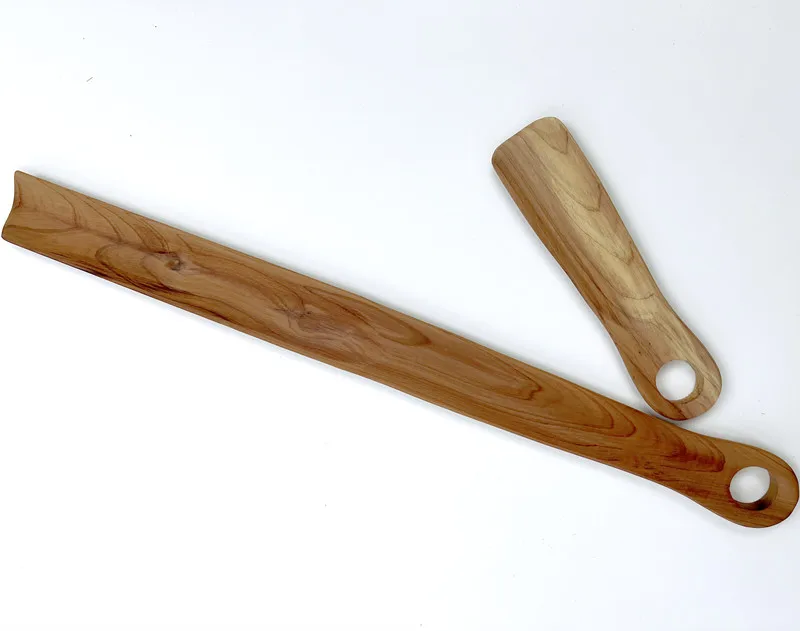 Cedar wood shoehorn wooden shoe horn
